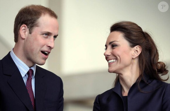 Le prince William et Kate Middleton étaient en visite dans la région de Blackburn with Darwen, dans le nord de l'Angleterre, lundi 11 avril 2011. Leur dernière apparition officielle avant leur mariage, le 29 avril.