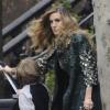 Sarah Jessica Parker et son fils James sortent de leur home-sweet-home à New York le 10 avril 2011