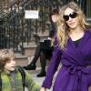 Sarah Jessica Parker prend un peu de temps avec son fils James le 18 mars 2011 à New York
 