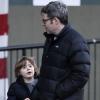 Matthew Broderick va chercher le petit James à l'école le 18 mars 2011 à New York