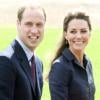 Le prince William et Kate Middleton en visite à Darwen dans le Lancashire, dernier voyage officiel avant le mariage, en mars 2011