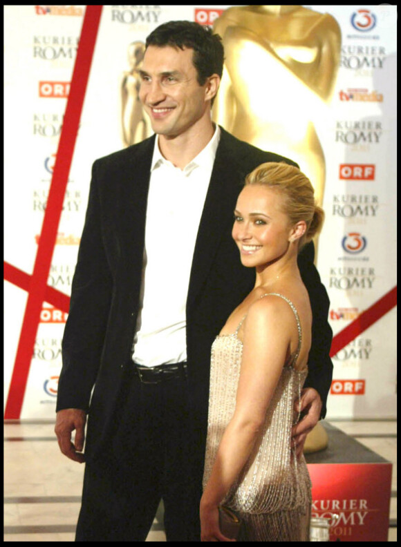 Hayden Panettiere et son boyfriend Wladimir Klitschko au 22e gala Romy au Hofburg à Vienne le 16 avril 2011