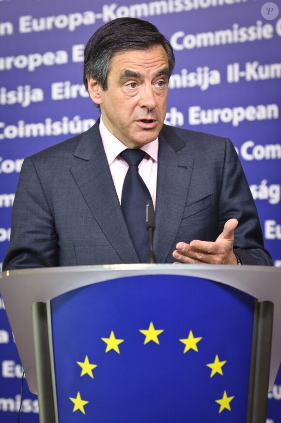François Fillon, le 14 avril 2011 à Bruxelles, en Belgique.