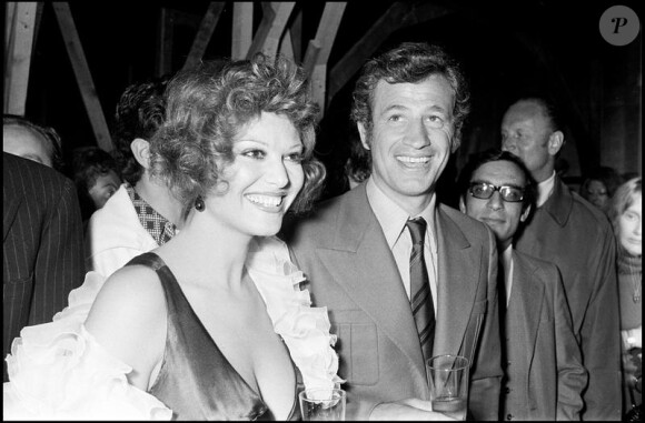 Jean-Paul Belmondo à Cannes en 1972 avec Claudia Cardinale