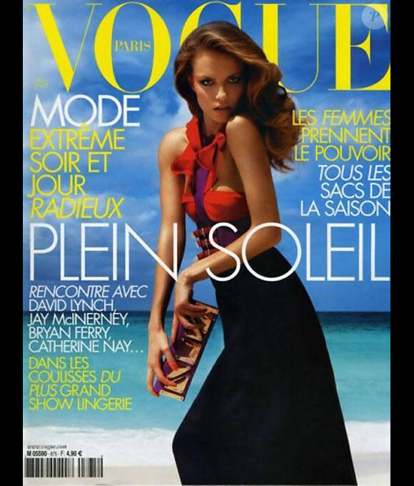 Natasha Poly en couverture du Vogue France