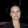 Adriana Lima semble ravie de sa soirée après avoir dîné son mari Marko Jaric dans un restaurant à Milan le 14 avril 2011