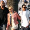 Jay-Z et sa femme Beyoncé font les touristes à Paris le 25 avril 2011