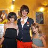 Inès de la Fressange et ses adorables filles Nine et Violet lors de la remise de la légion d'honneur en 2008