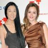 Leighton Meester et Vera Wang, à la soirée DKMS, organisée dans le but de lever des fonds pour lutter contre la leucémie, le 28 avril 2011