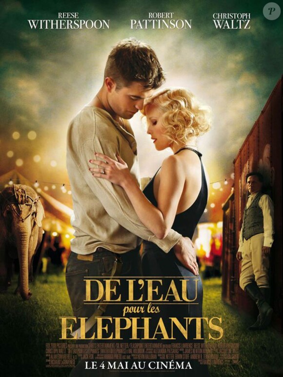 Robert Pattinson dans des images de De l'eau pour les éléphants, en salles le 4 mai 2011.