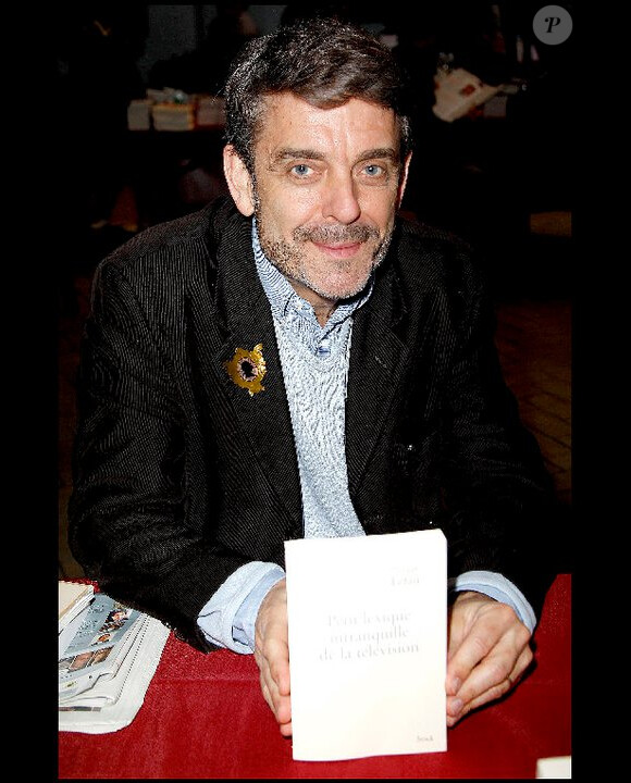 Philippe Lefait lors des Journées du Livre et vin le 1er mai 2011 à Saumur
