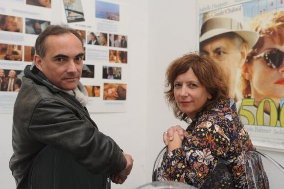 Thomas Chabrol et Cécile Maistre lors des Journées du Livre et vin le 1er mai 2011 à Saumur
