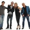 Le jury de X Factor : Christophe Willem, Henry Padovani, Véronic DiCaire et Olivier Schultheis