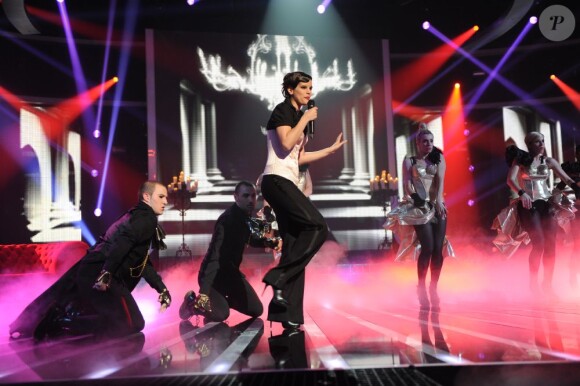 Sarah Manesse lors du prime du 10 mai 2011 de X Factor sur M6