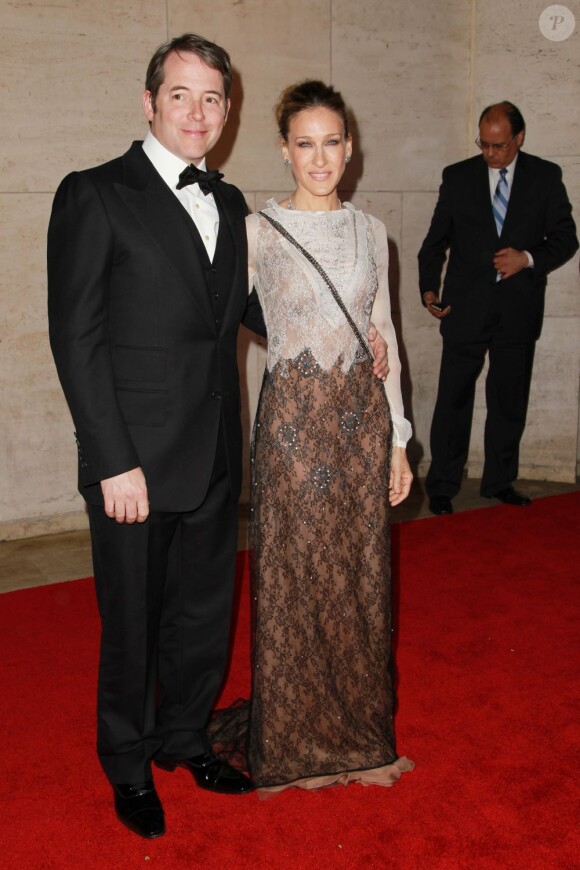 Sarah Jessica Parker et Matthew Broderick ont assisté au gala de printemps du New York City Ballet le mercredi 11 mai 2011 au Lincoln Center à New York.