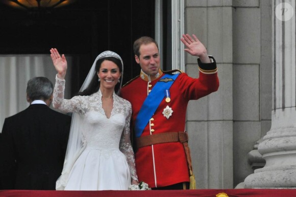 Kate Middleton et le prince William, lors de leur mariage, le 29 avril 2011, à Londres.
