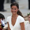 Pippa Middleton lors du mariage de sa soeur Kate avec le prince William, à Londres, le 29 avril 2011.