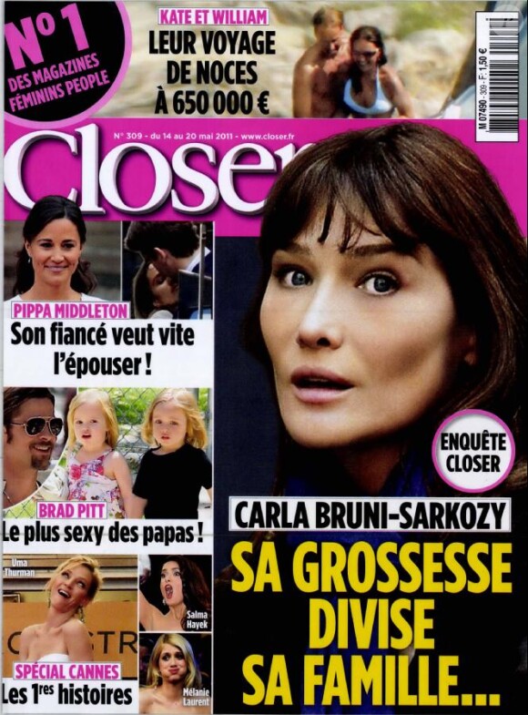 Le magazine Closer, en kiosques samedi 14 mai.