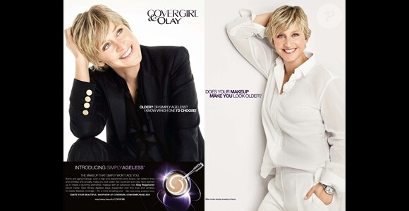 Ellen DeGeneres pour Covergirl