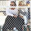 Britney Spears se rend au match de baseball de son fils Sean Preston, avec son petit ami Jason Trawick, dimanche 15 mai à Los Angeles.
