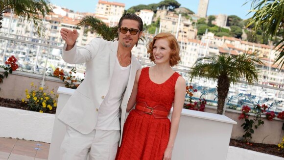 Cannes 2011 : Brad Pitt et Jessica Chastain déboulent sur la Croisette !