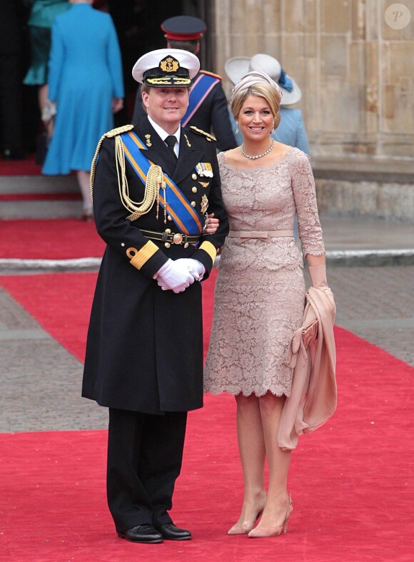 Les lecteurs du magazine britannique Hello! ont établi leur palmarès de l'élégance lors du mariage royal du 29 avril 2011. La princesse Maxima des Pays-Bas obtient la médaille de bronze du classement des chapeaux !
