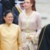 Les lecteurs du magazine britannique Hello! ont établi leur palmarès de l'élégance lors du mariage royal du 29 avril 2011. La première dame du Maroc, la princesse consort Lalla Salma, qui représentait son époux le roi Mohammed VI, a fait forte impression dans son caftan rebrodé d'or et domine les débats chez les femmes !