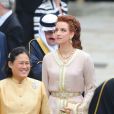 Les lecteurs du magazine britannique  Hello!  ont établi leur palmarès de l'élégance lors du mariage royal du 29 avril 2011. La première dame du Maroc, la princesse consort Lalla Salma, qui représentait son époux le roi Mohammed VI, a fait forte impression dans son caftan rebrodé d'or et domine les débats chez les femmes ! 