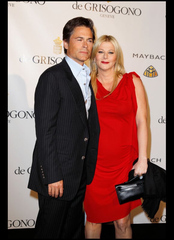 Rob Lowe et son épouse Sheryl Berkoff ont fait sensation à la soirée de Grisogono le 17 mai 2011