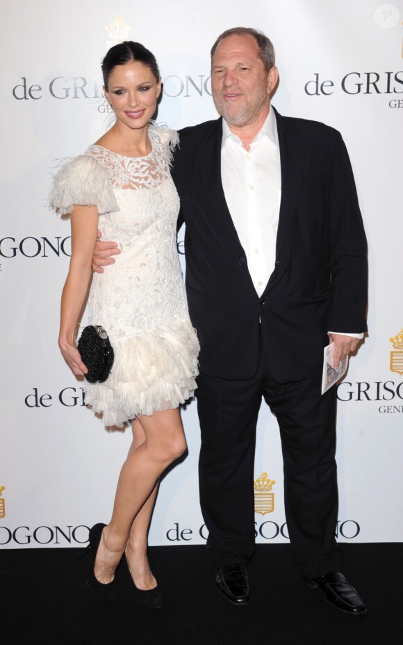 Georgina Chapman et Harvey Weinstein le 17 mai 2011