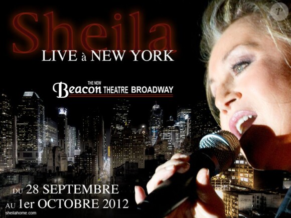 Sheila se produira à New York, le 29 septembre 2011.