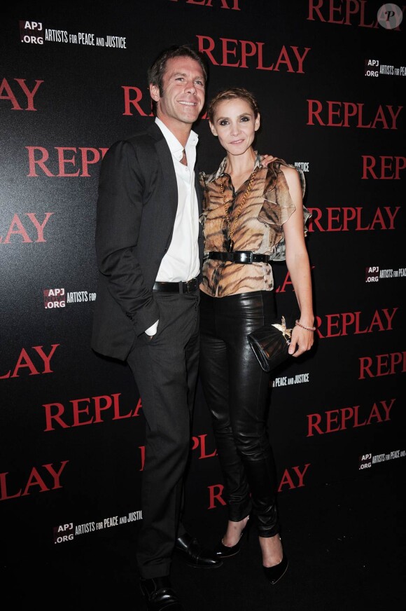 Emmanuel Philibert de Savoie et Clotilde Courau lors de la soirée Replay, à Cannes. 18 mai 2011