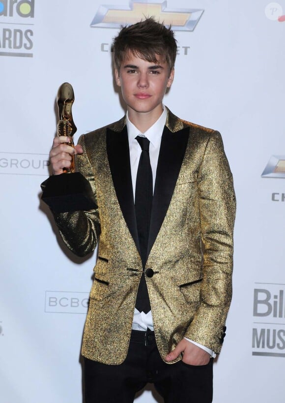 Justin Bieber aux Billboard Music Awards, à Las Vegas, le 22 mai 2011.