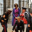 Barack et Michelle Obama à Westminster, à Londres, le 24 mai 2011.