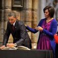 Barack et Michelle Obama à Westminster, à Londres, le 24 mai 2011.