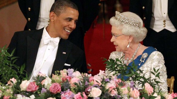 Barack Obama et la reine super complices... et Michelle sublime en Tom Ford !