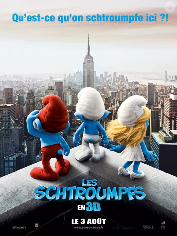 Des images des Schtroumpfs, en salles le 3 août 2011.