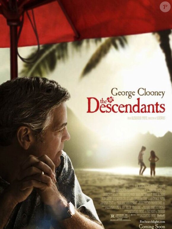 L'affiche de The Descendants, en salles le 25 janvier 2011.
