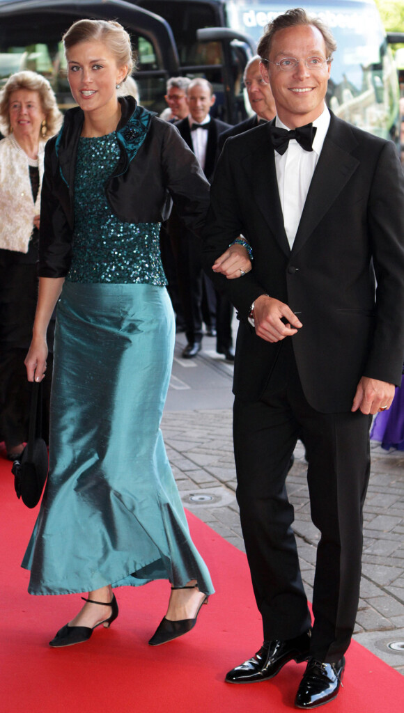 Jaime de Bourbon de Parme et sa compagne Paulette van Ommen lors de la célébration du 40e anniversaire de Maxima des Pays-Bas à Amsterdam le 27 mai 2011
