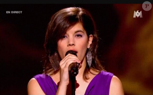 Sarah Manesse chante Don't give up dans X Factor le 31 mai 2011 sur M6