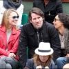 Sonia Rolland et Jalil Lespert au tournoi de Roland-Garros, le 31 mai 2011. Ils sont à côté de la comédienne Anne Marivin et son compagnon Joachim.