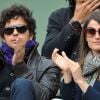 Marie Gillain et Christophe Degli Esposti au tournoi de Roland-Garros, le 31 mai 2011.