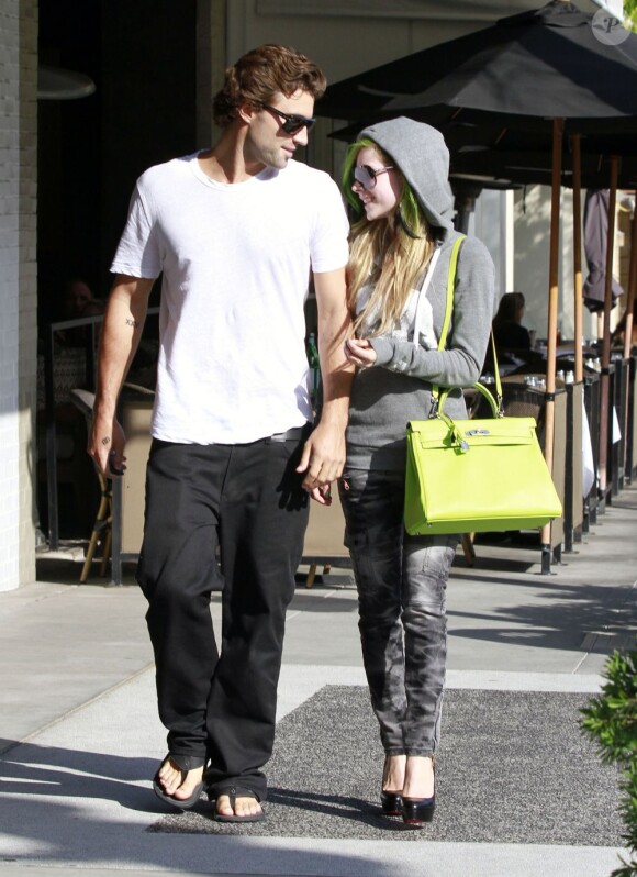 Brody Jenner et Avril Lavigne, à Los Angeles, le 23 mai 2011.
