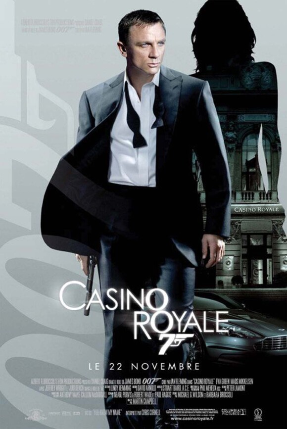 Casino Royale avec Daniel Craig, 2006.