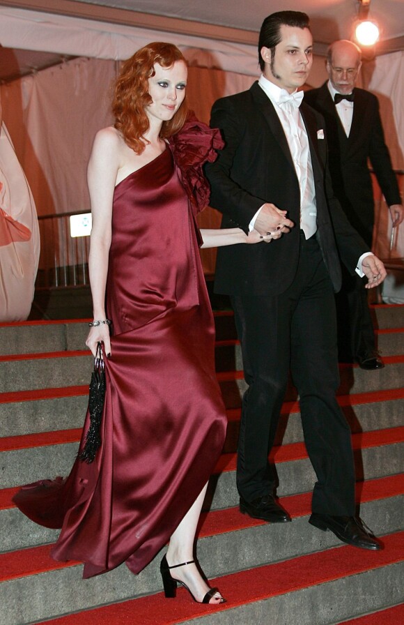 Jack White et son épouse Karen Elson le 5 mai 2008.