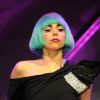 Lady Gaga se produit au Circus Maximus à Rome (Italie), à l'occasion de l'Europride, marche des fiertés homosexuelles, bi, lesbiennes et transgenres.
