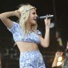 Festival de L'Île de Wight, le 12 juin 2011 : Pixie Lott.