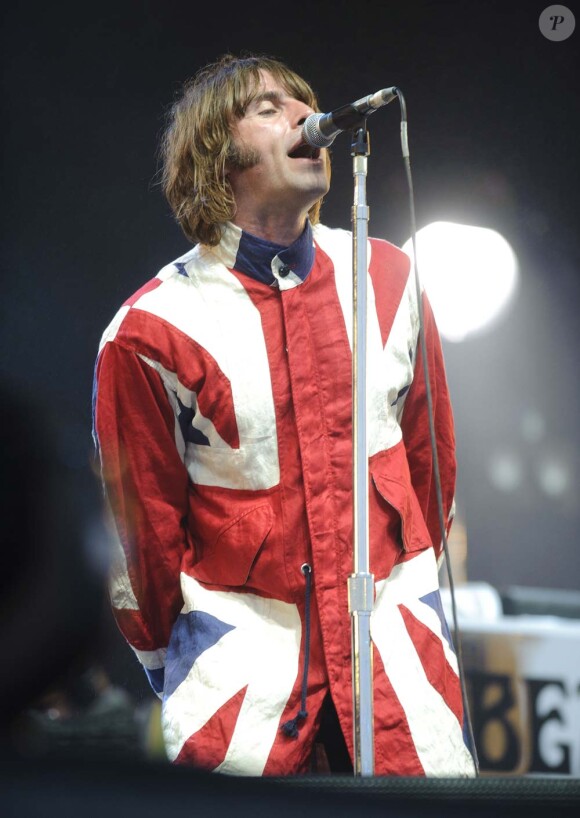 Festival de L'Île de Wight, le 12 juin 2011 : Liam Gallagher.