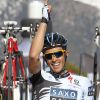 Alberto Contador (photo : sur la Vuelta en mars 2011), triple vainqueur du Tour de France, a été arrêté dans la descente du Galibier, mi-juin 2011, lors de sa préparation pour la Grande Boucle.