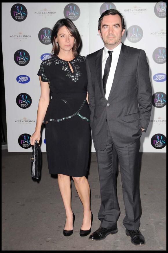 Mary McCartney et son époux Simon Aboud à Londres, le 16 septembre 2010.